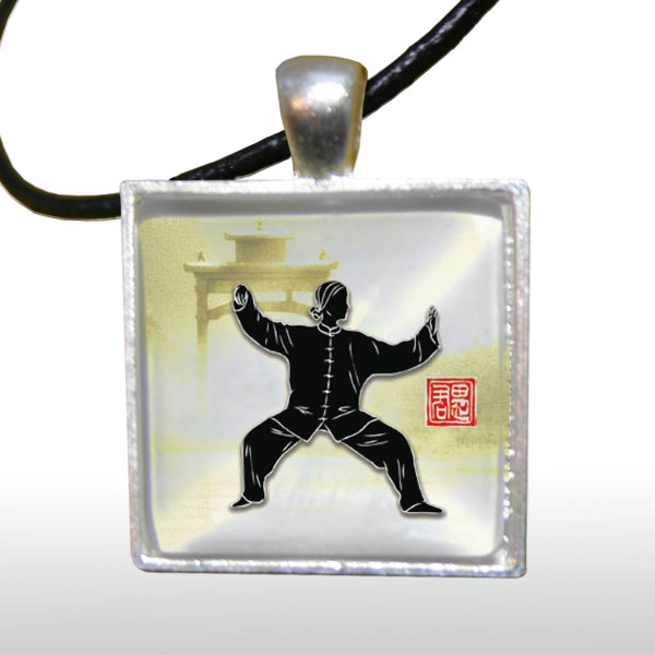 Taiji/Qigong Posture Pendant: Figure 8