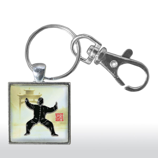 Taiji/Qigong Posture Keychain: Figure 8