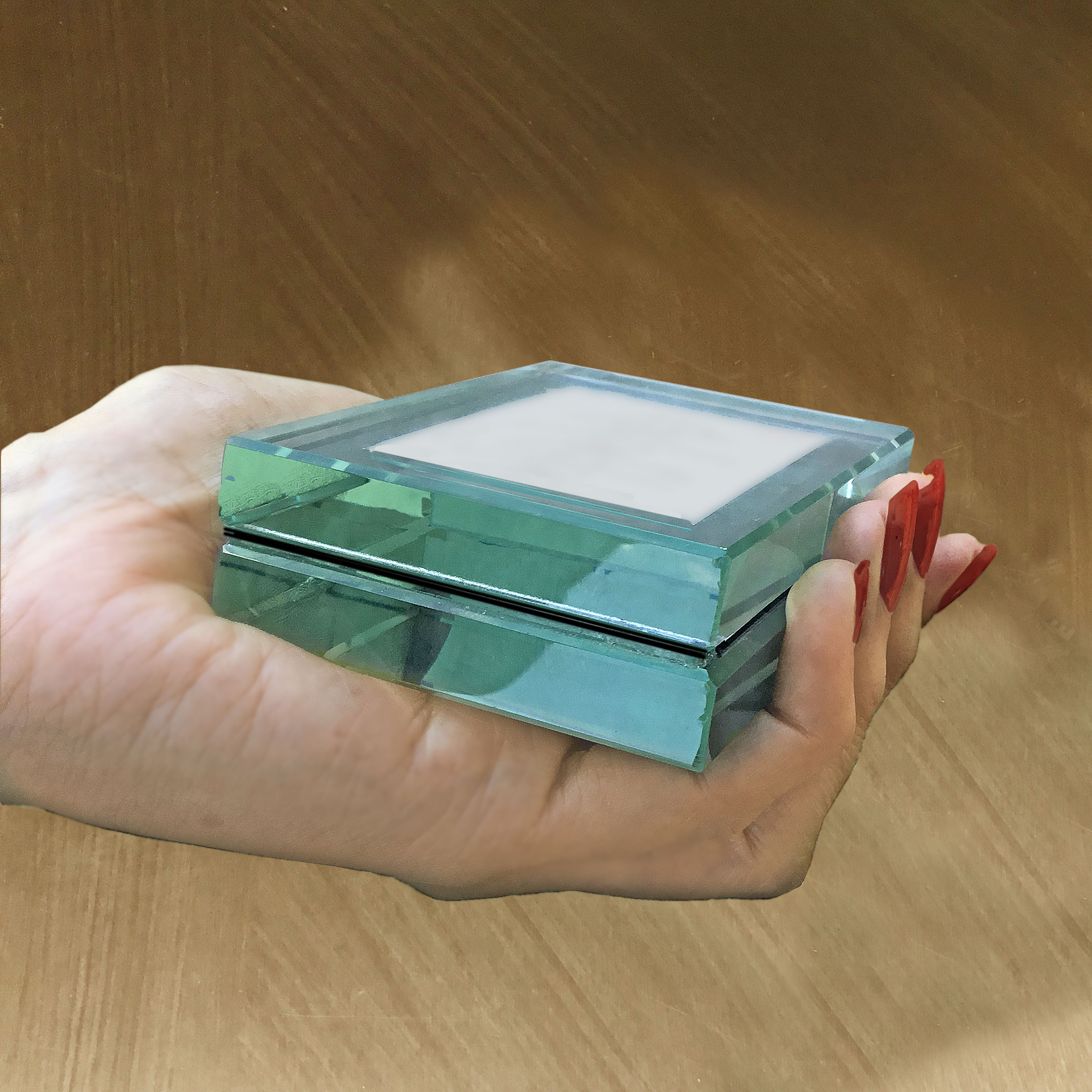Shifu: Glass Block Paperweight